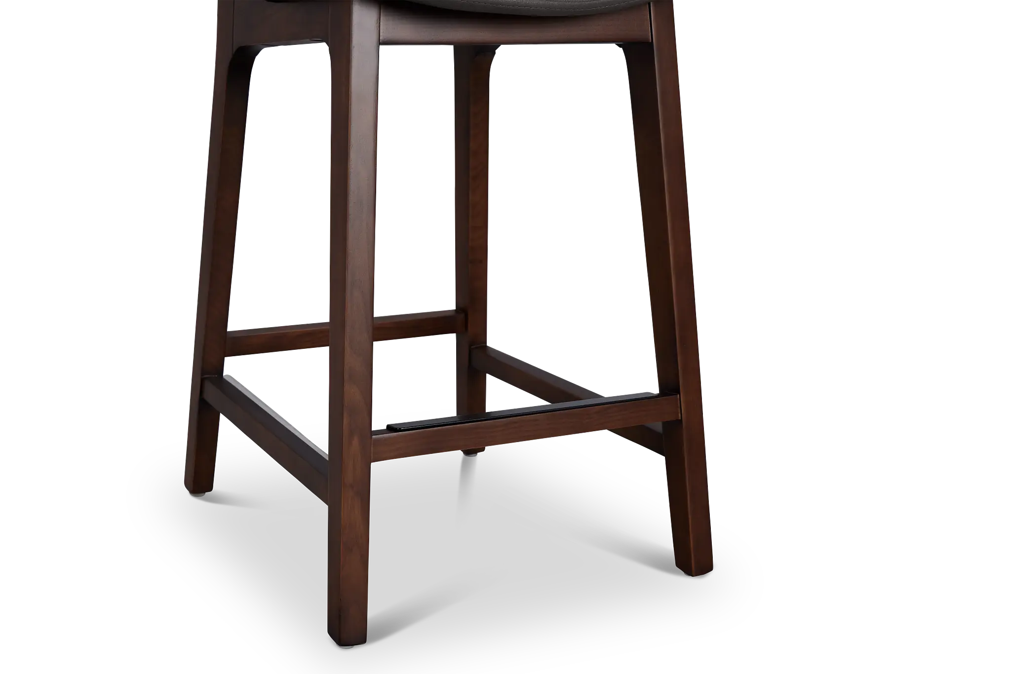 Hamilton Dark Gray Micro 24" Upholstered Barstool Hamilton Dark Gray Micro 24" Upholstered Barstool