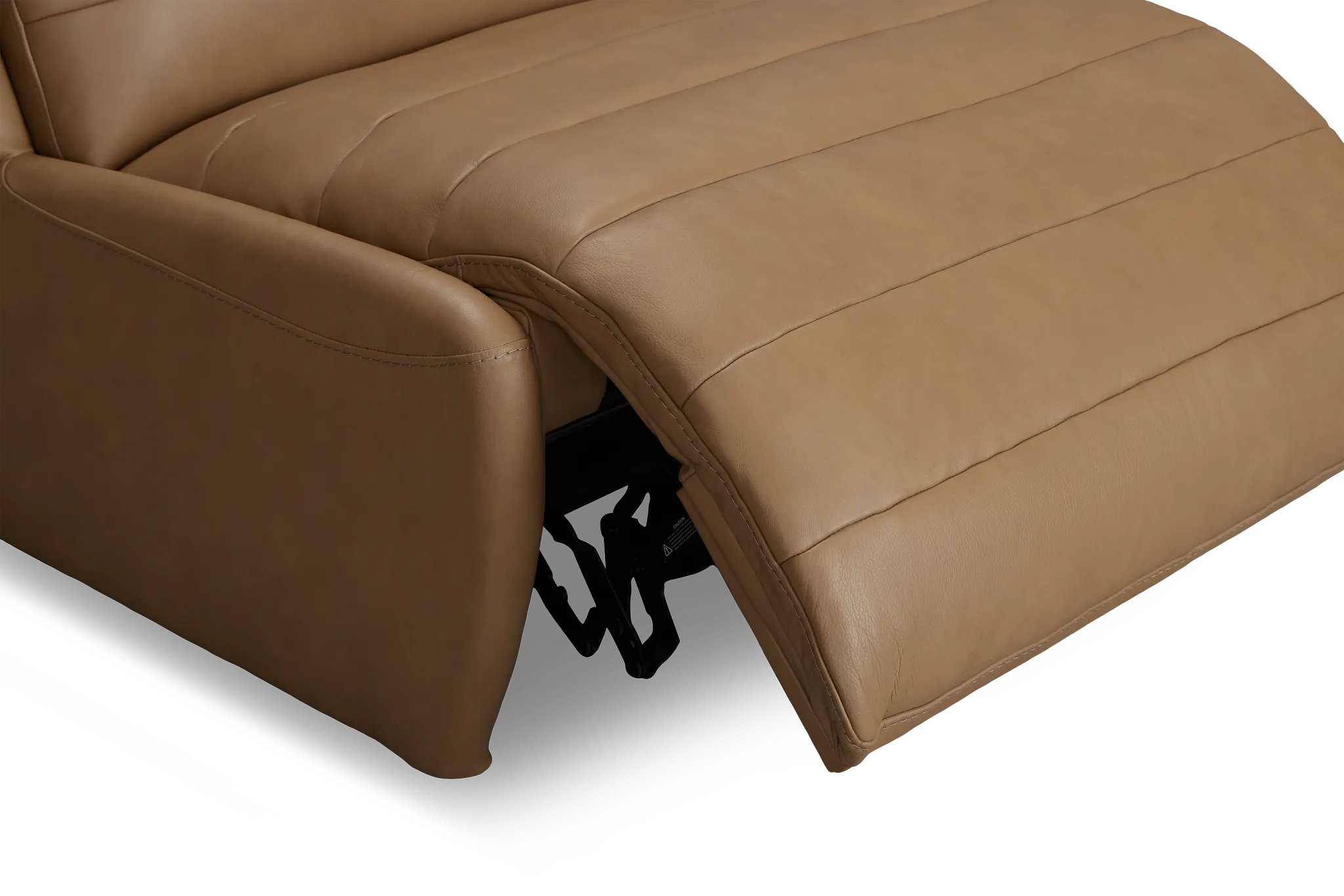 Ronnie Brown Lthr/vinyl Power Recliner With Power Headrest