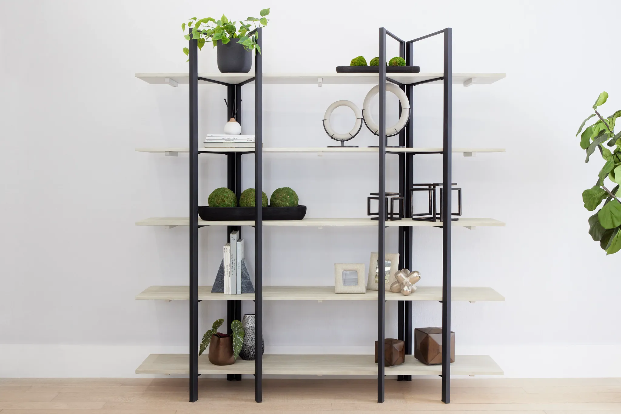Aspen Gray Bookcase