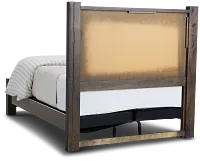 Salt Lake Dark Tone Poster Bed