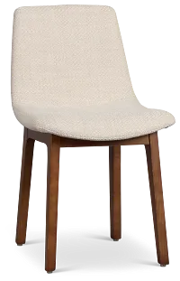 Hamilton Light Beige Fabric Upholstered Side Chair
