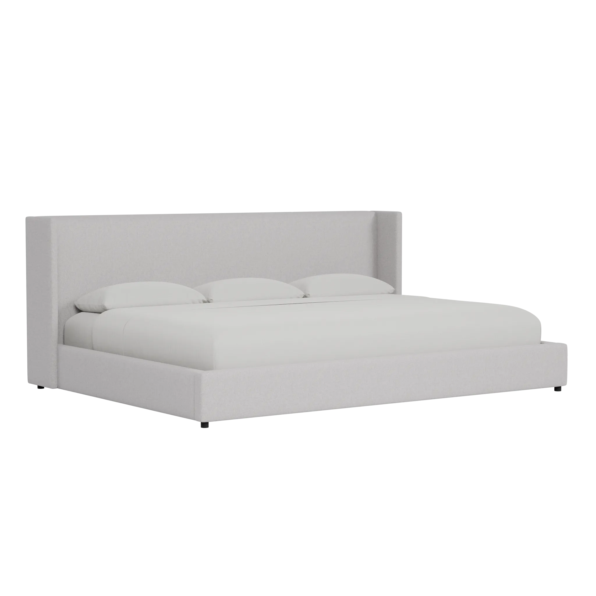 Captiva Elite Gray 48" Upholstered Shelter Bed