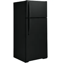 Ge 18 Series Black Top Freezer Refrigerator
