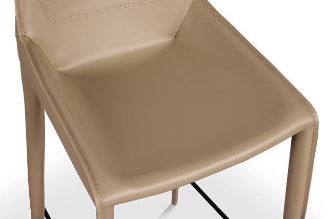 Wayne Beige 27" Upholstered Barstool