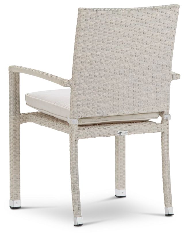 Bahia White Arm Chair