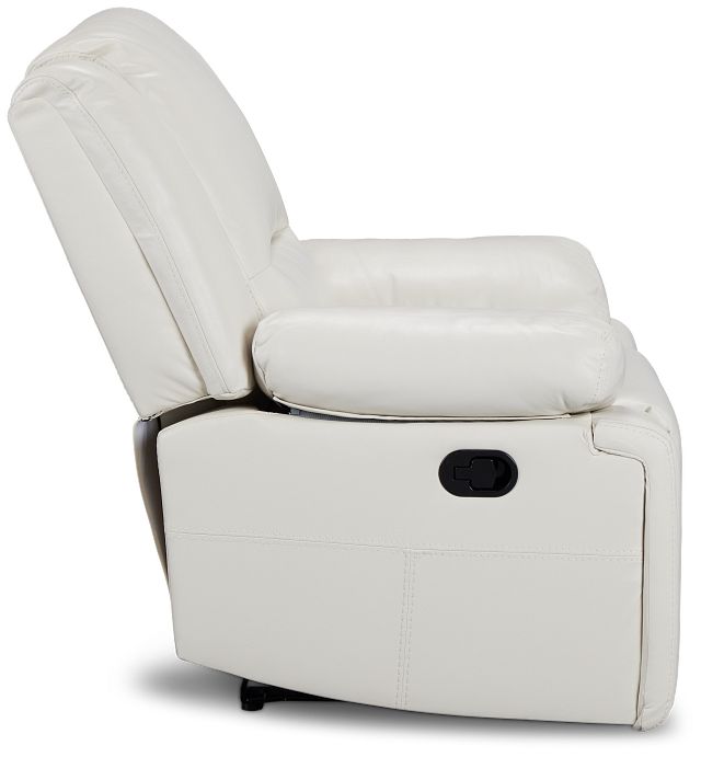 Peyton Light Beige Lthr/vinyl Recliner