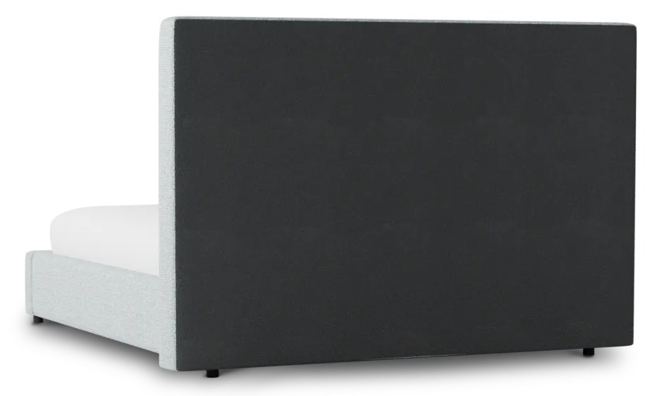 Grayton Natural Beauty Light Blue 54" Upholstered Platform Bed