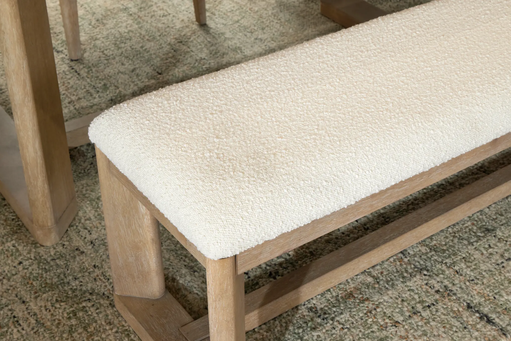 Alton Light Tone Upholstered Dining Bench Alton Light Tone Upholstered Dining Bench