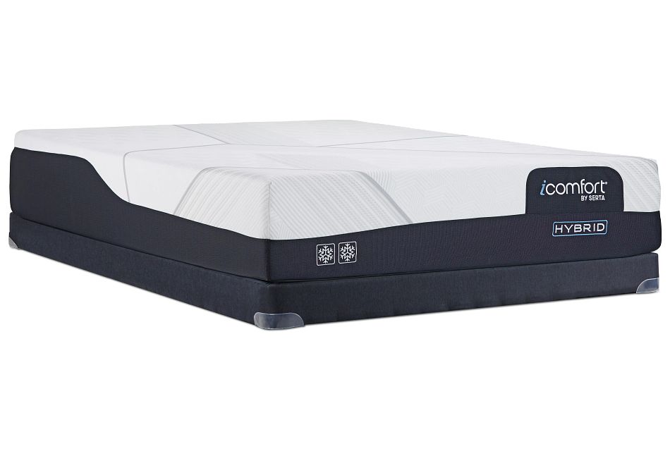 Serta Icomfort Cf2000 Firm Hybrid Low-profile Mattress Set
