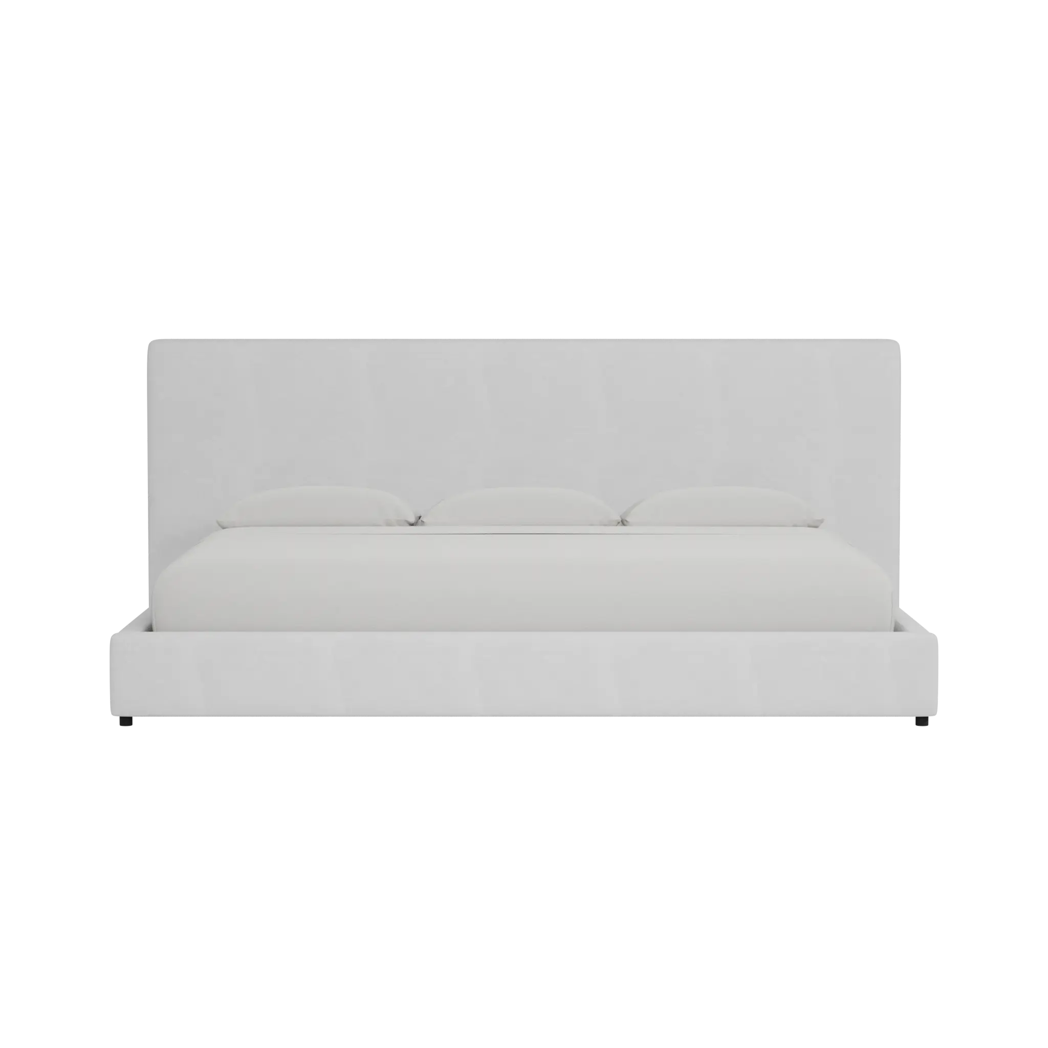Grayton Peyton White 54" Upholstered Platform Bed Grayton Peyton White 54" Upholstered Platform Bed
