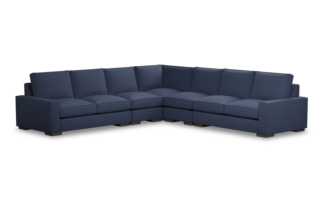 Edgewater Peyton Dark Blue Large Two-arm Sectional