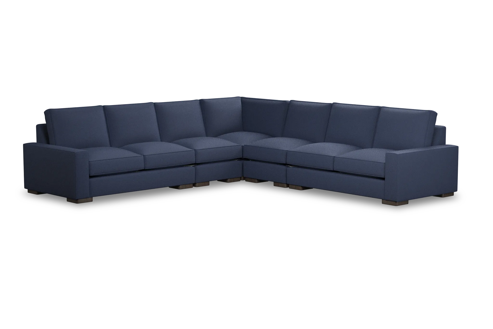 Edgewater Peyton Dark Blue Large Two-arm Sectional