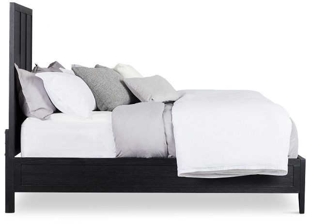 Alden Black Wood Platform Bed