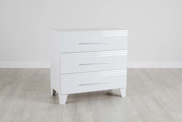 Midtown White 3-drawer Wardrobe Chest