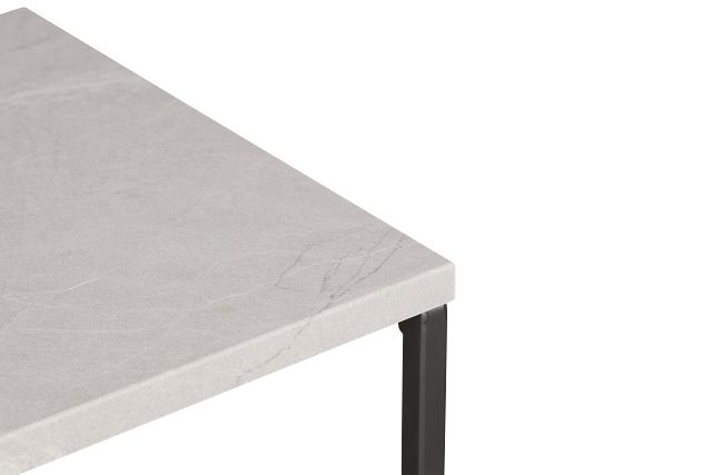 Joliet Gray Square End Table