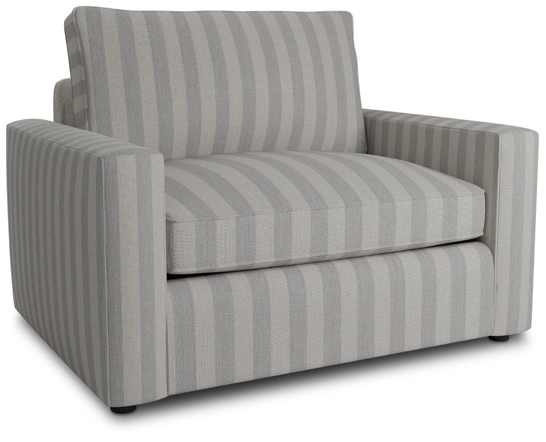 Siesta Sea Lane Light Gray Fabric Cooling Memory Foam Sleeper