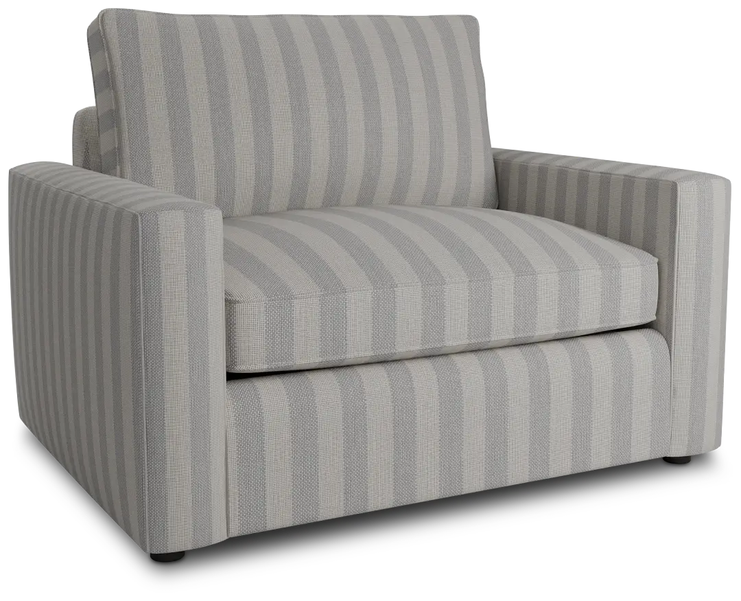Siesta Sea Lane Light Gray Fabric Cooling Memory Foam Sleeper Siesta Sea Lane Light Gray Fabric Cooling Memory Foam Sleeper