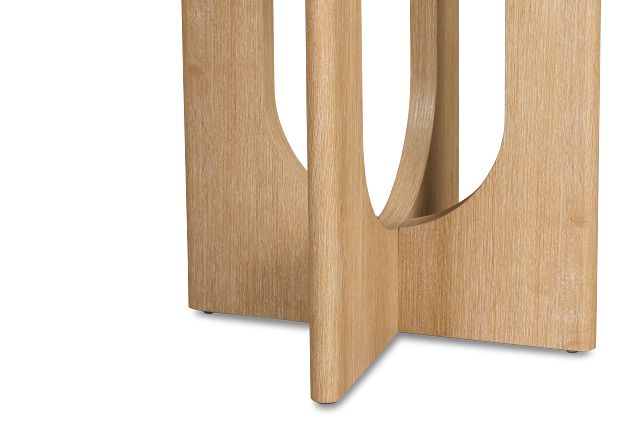 Lyndie Light Tone Round End Table