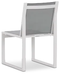 Linear2 White Aluminum Sling Chair
