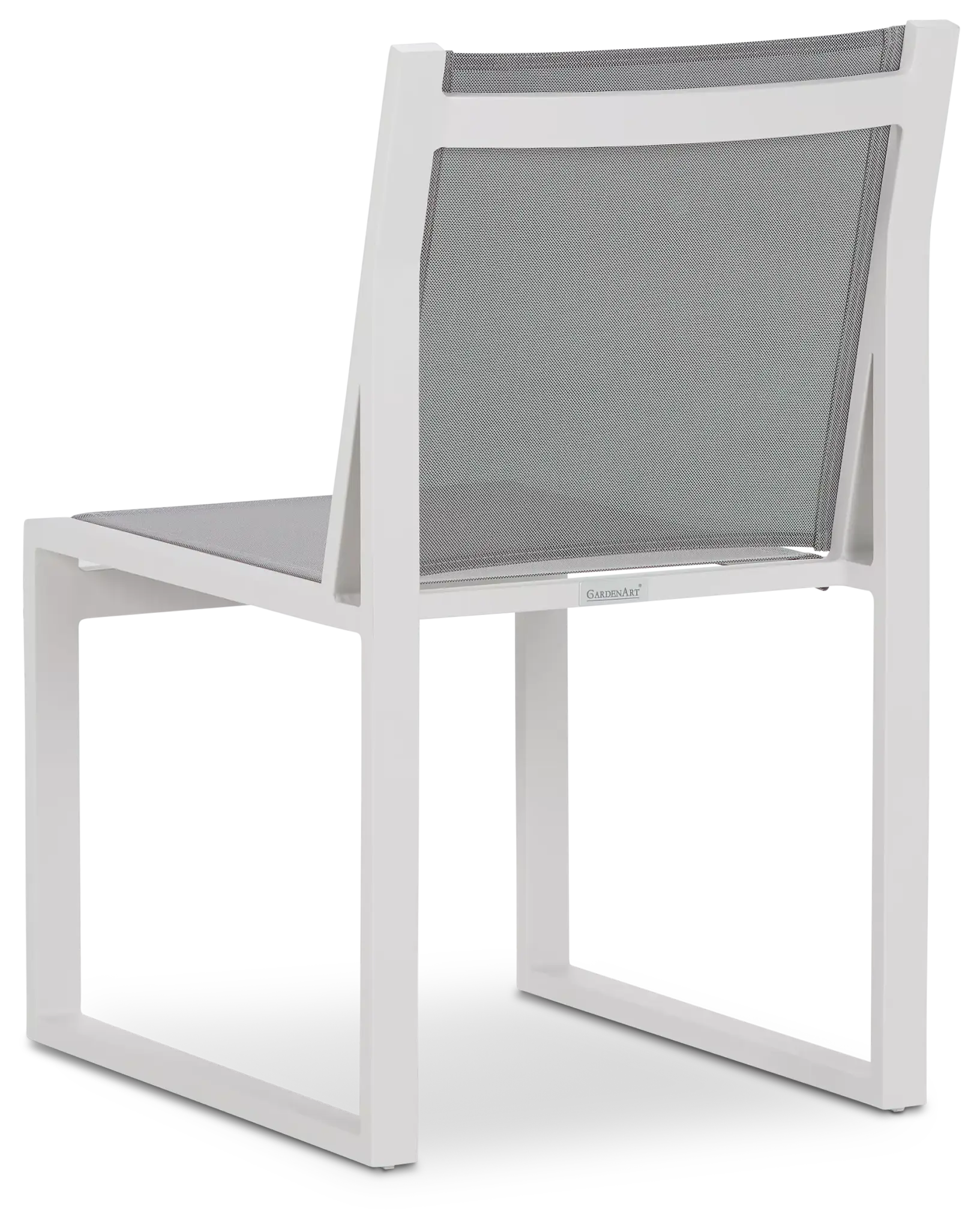 Linear2 White Aluminum Sling Chair Linear2 White Aluminum Sling Chair