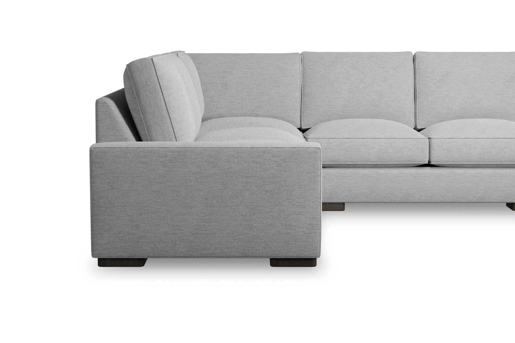 Edgewater Maguire Gray Medium Right Chaise Sectional