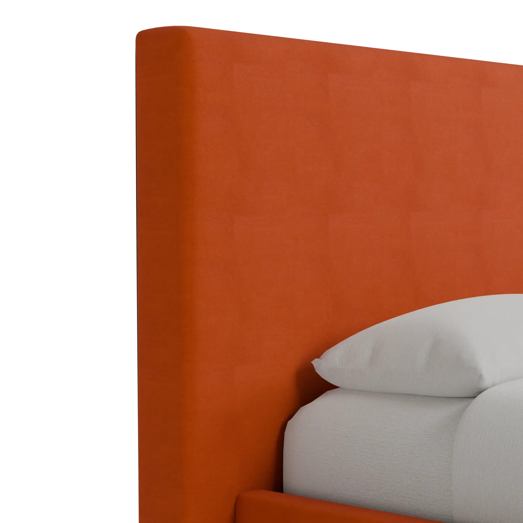 Grayton Joya Orange 54" Upholstered Platform Bed Grayton Joya Orange 54" Upholstered Platform Bed