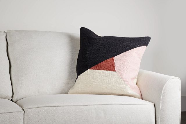 Hart Black 22" Accent Pillow
