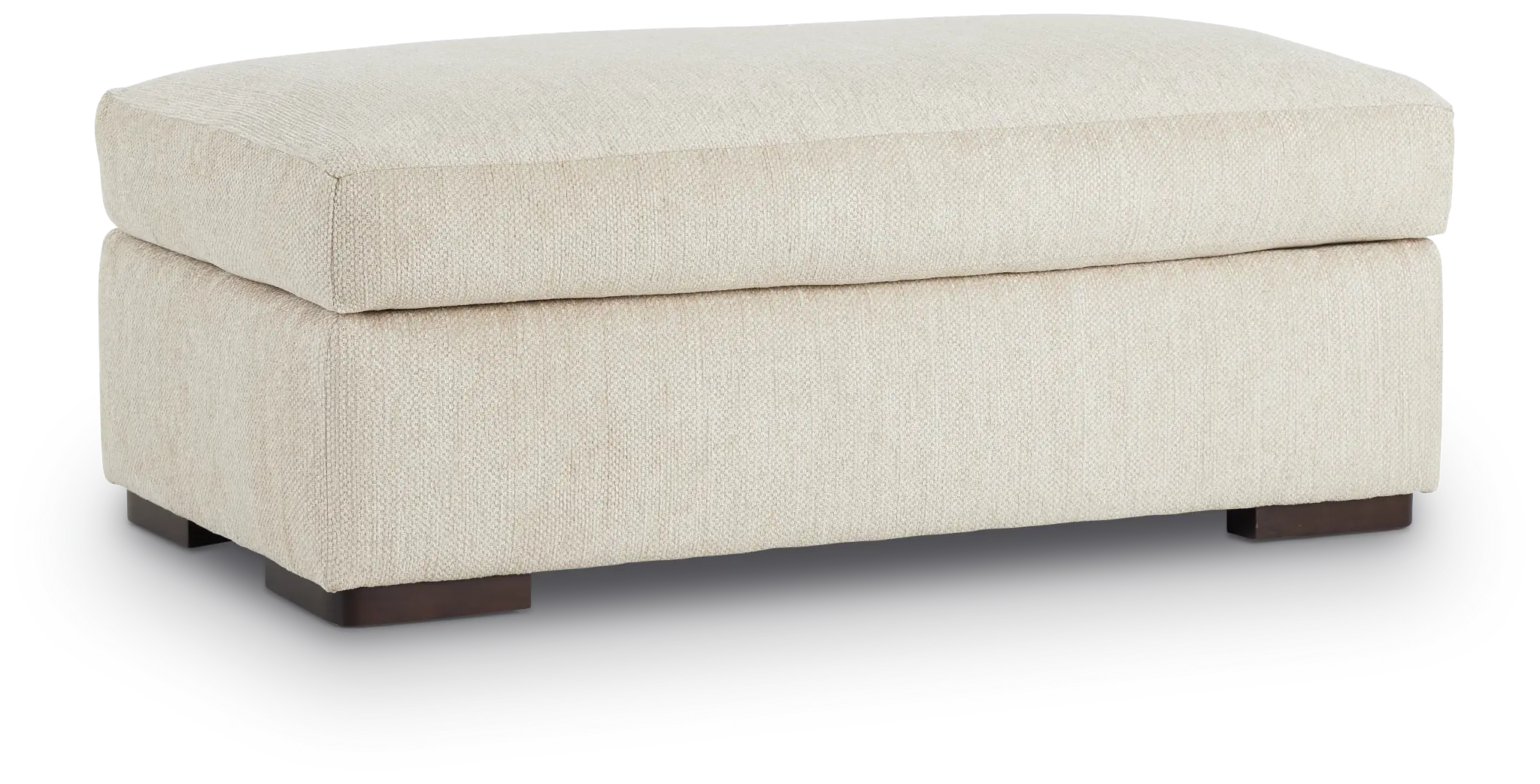 Alpha Beige Fabric Ottoman Alpha Beige Fabric Ottoman