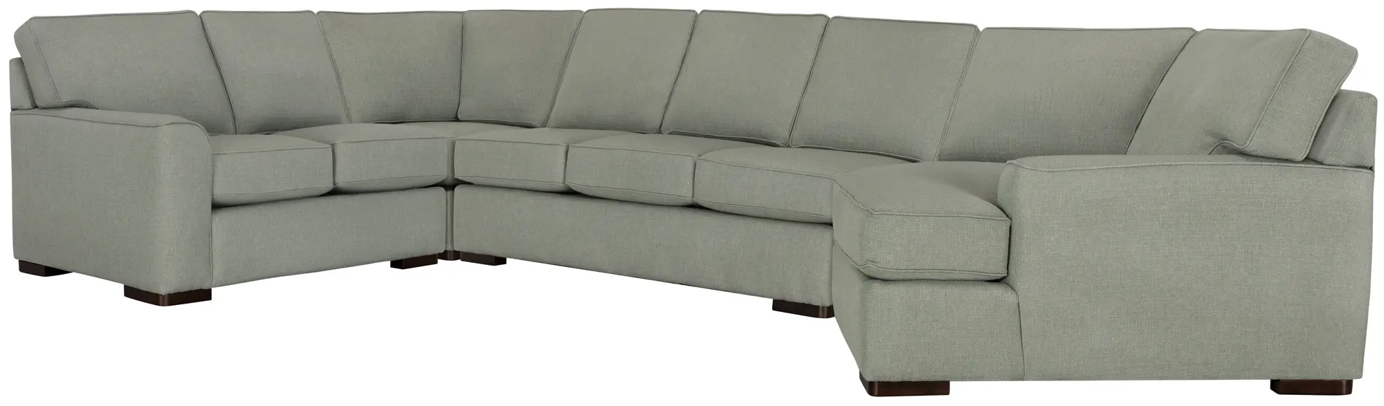 Austin Green Fabric Right Cuddler Innerspring Sleeper Sectional Austin Green Fabric Right Cuddler Innerspring Sleeper Sectional