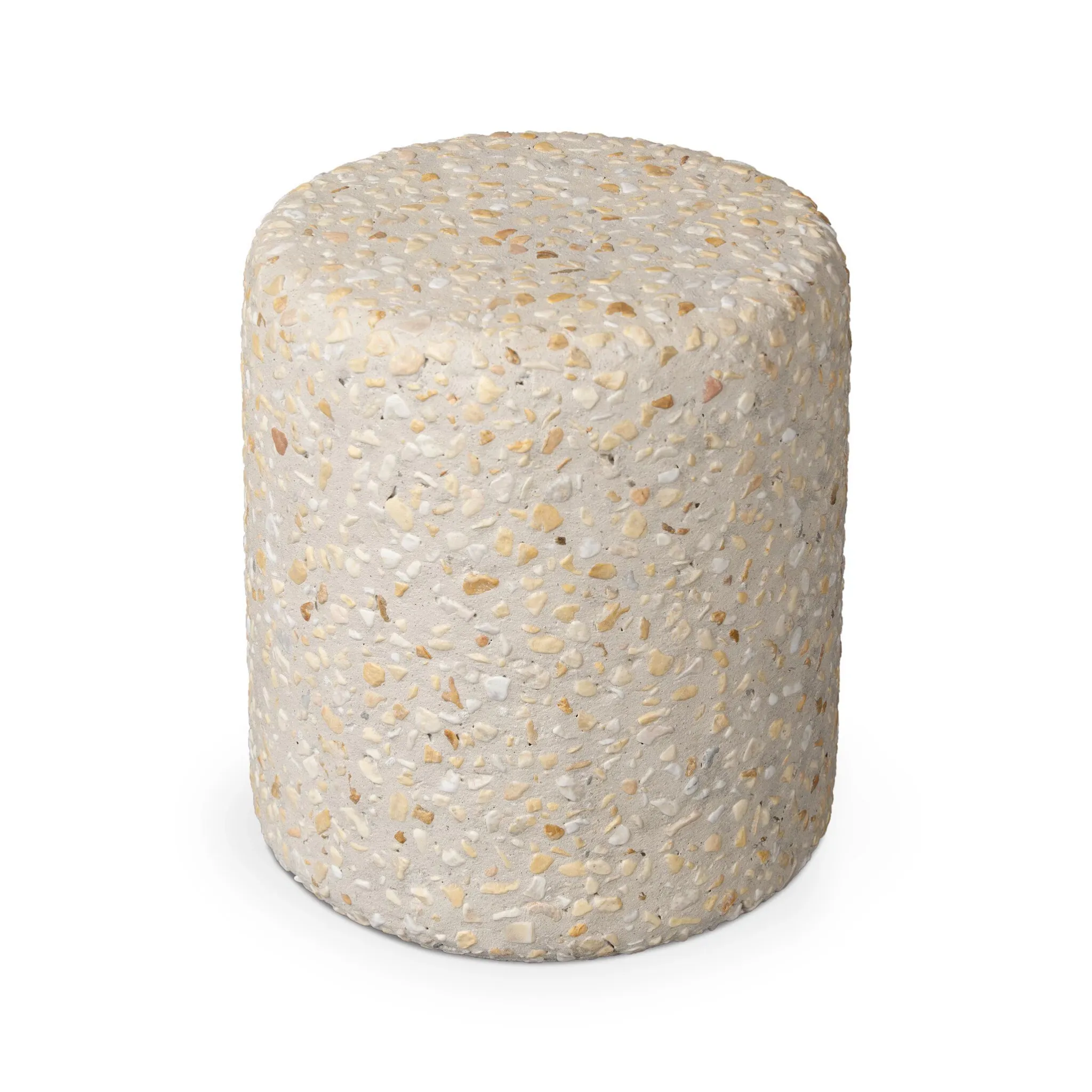 Rila Terrazzo Round End Table