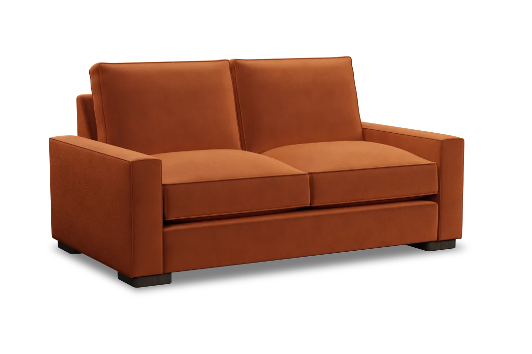 Edgewater Joya Orange Loveseat