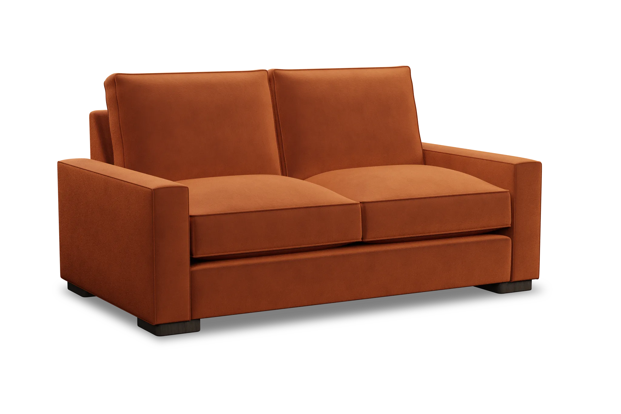 Edgewater Joya Orange Loveseat