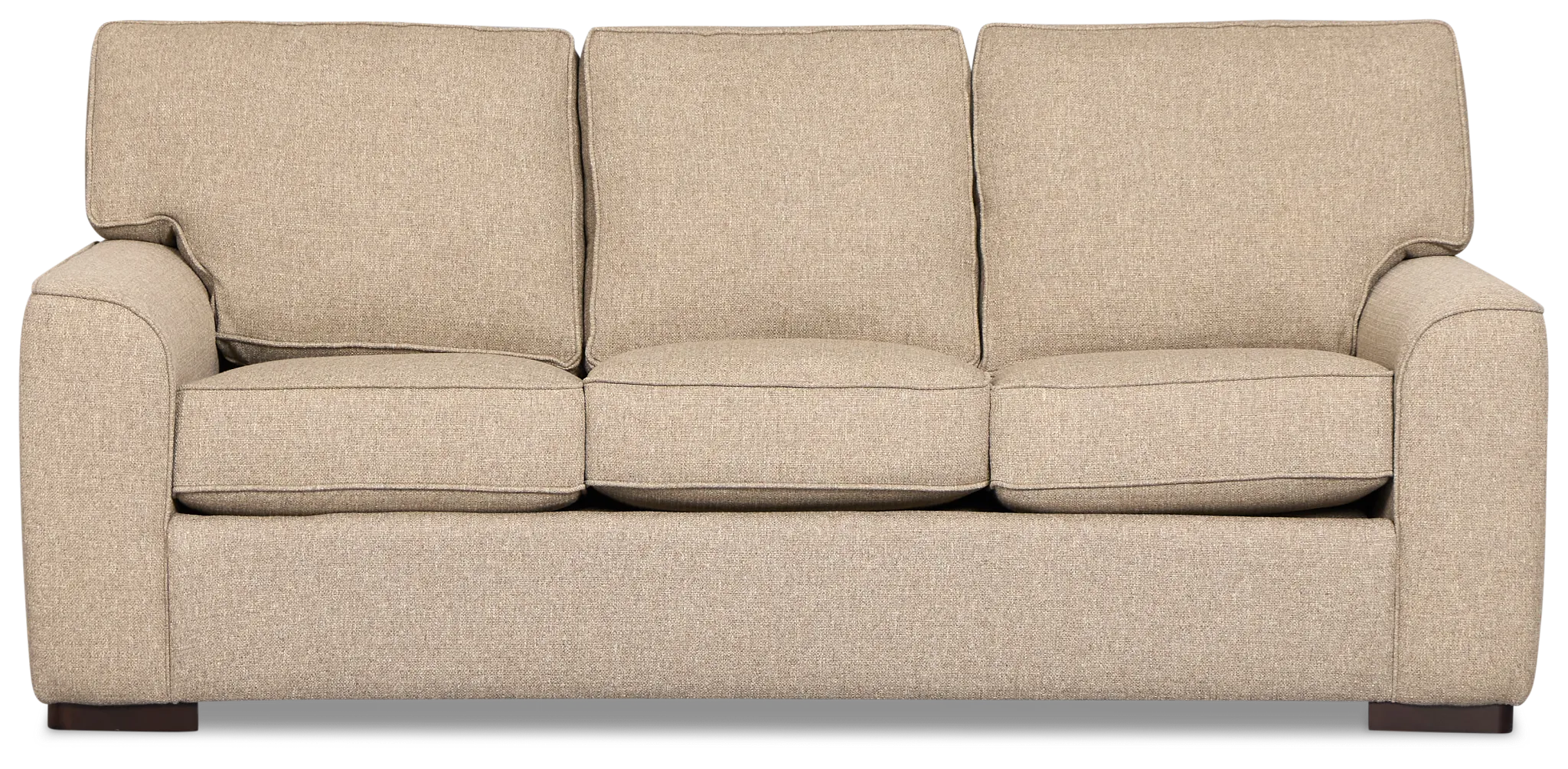 Sinclair Brown Fabric Innerspring Sleeper