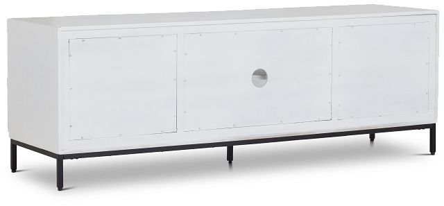 Kenzo White Accent Tv Stand