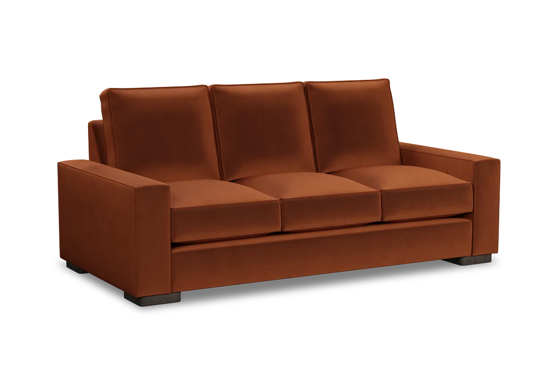 Edgewater Joya Orange 84" Sofa W/ 3 Cushions