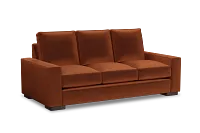 Edgewater Joya Orange 84" Sofa W/ 3 Cushions