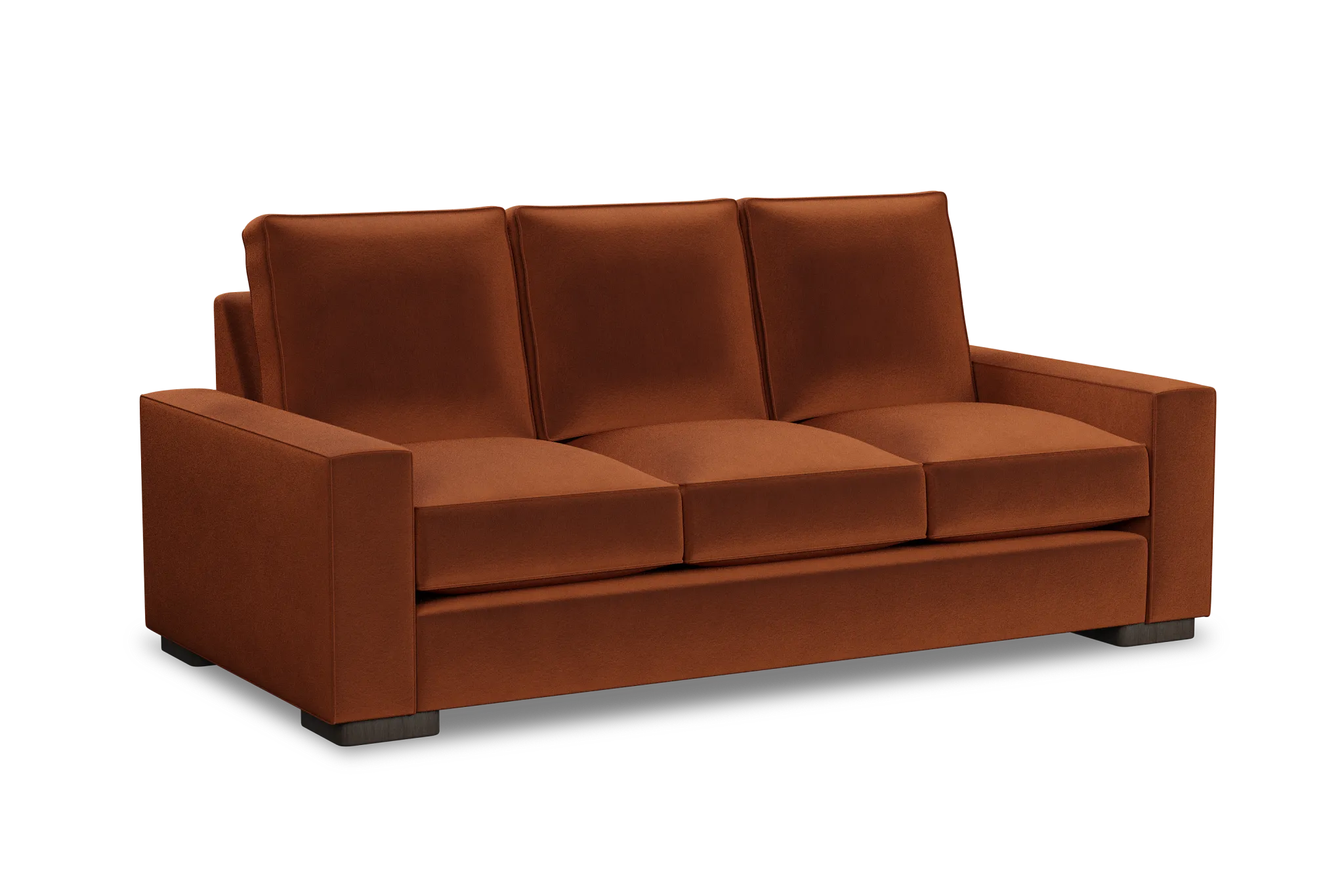 Edgewater Joya Orange 84" Sofa W/ 3 Cushions