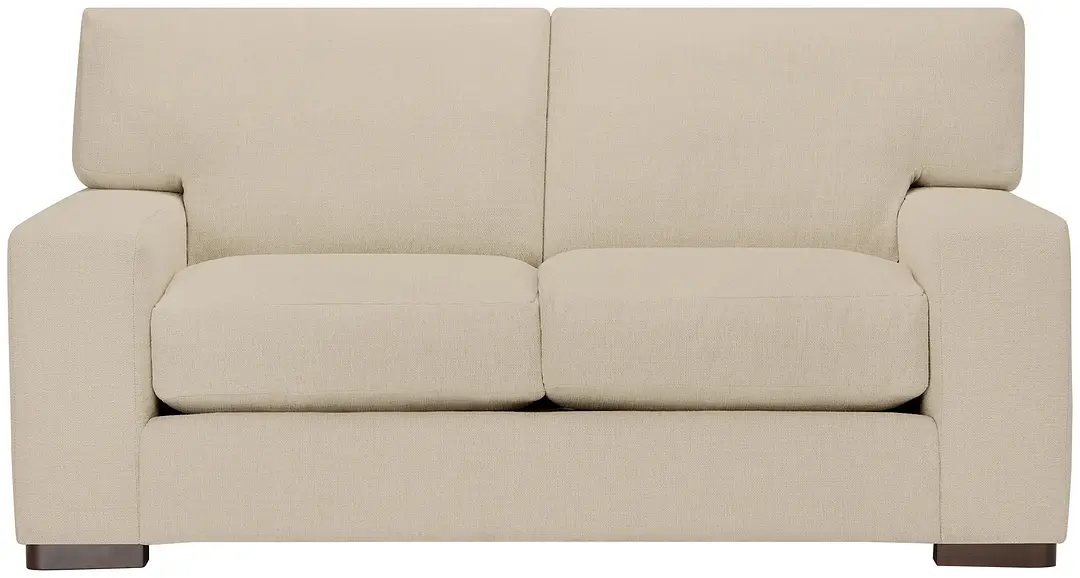 Veronica Khaki Down Loveseat Veronica Khaki Down Loveseat