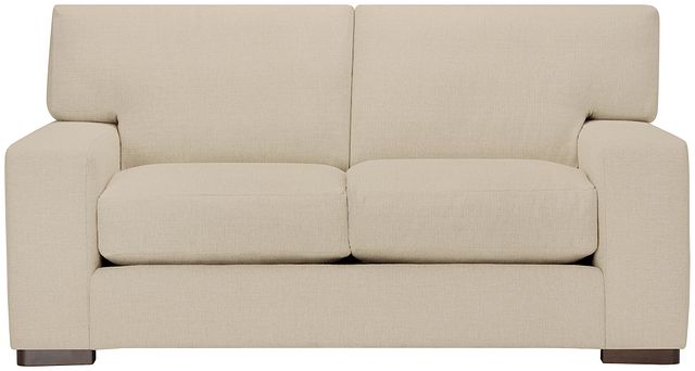 Veronica Khaki Down Loveseat