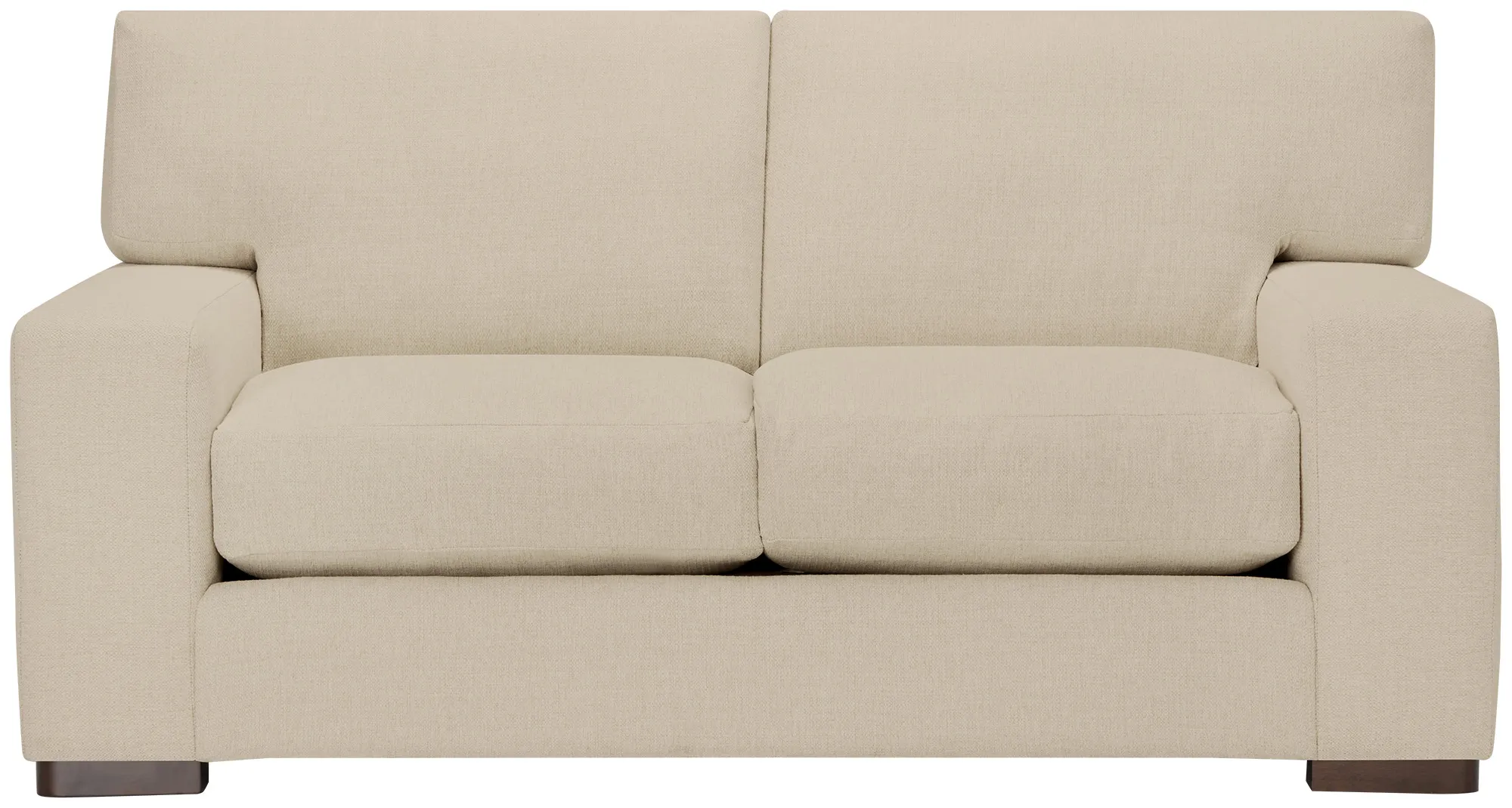 Veronica Khaki Down Loveseat