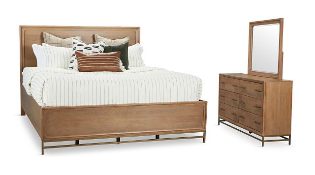 Provo Mid Tone Panel Bedroom