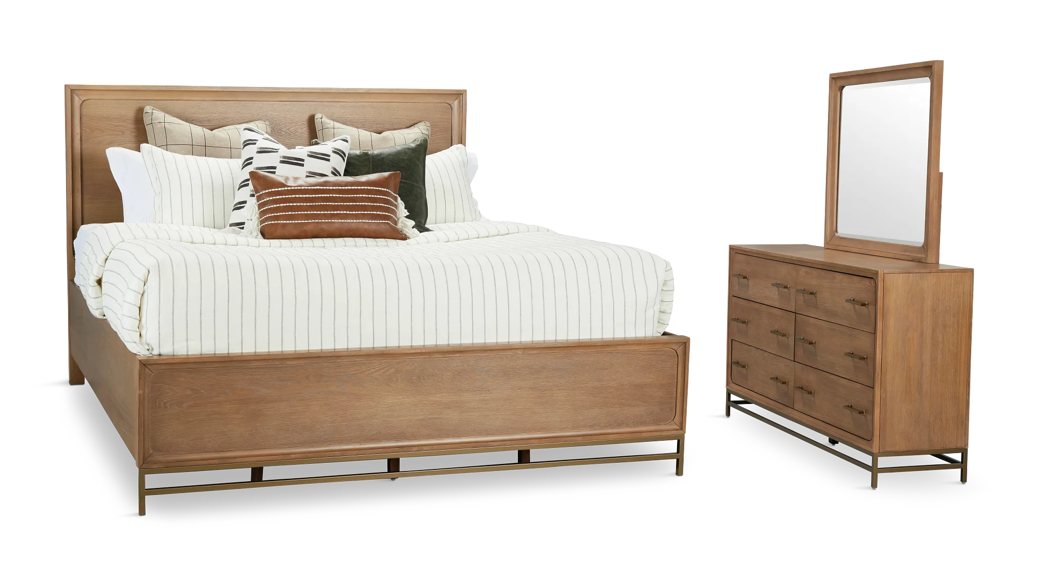 Provo Mid Tone Panel Bedroom