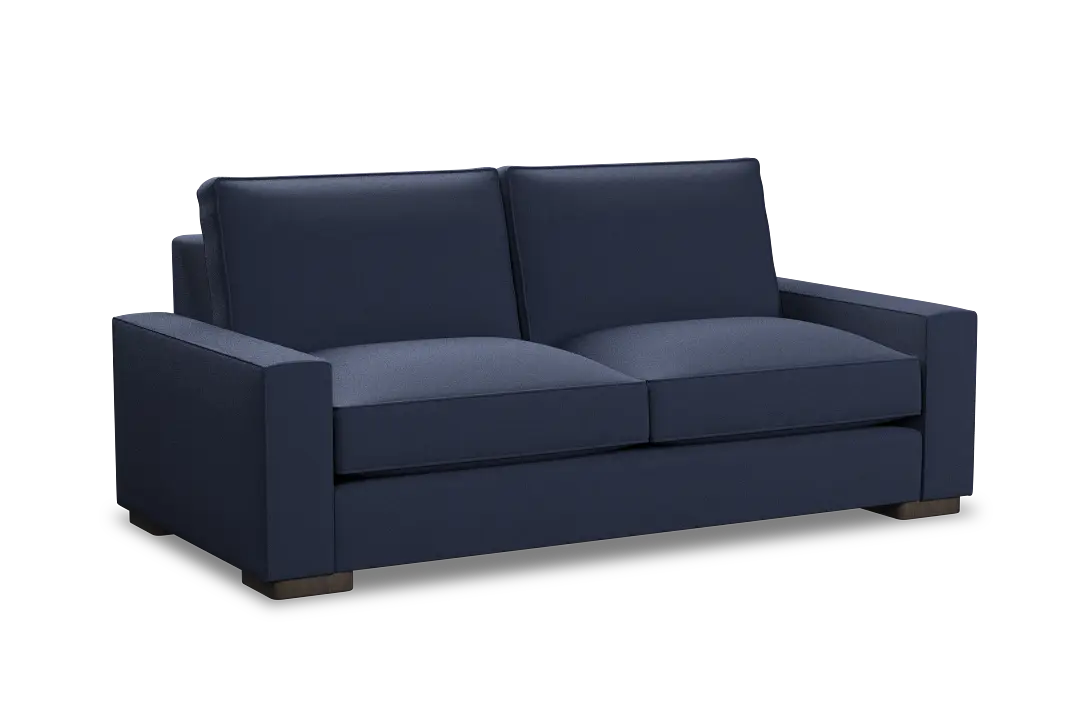 Edgewater Peyton Dark Blue 84" Sofa W/ 2 Cushions Edgewater Peyton Dark Blue 84" Sofa W/ 2 Cushions