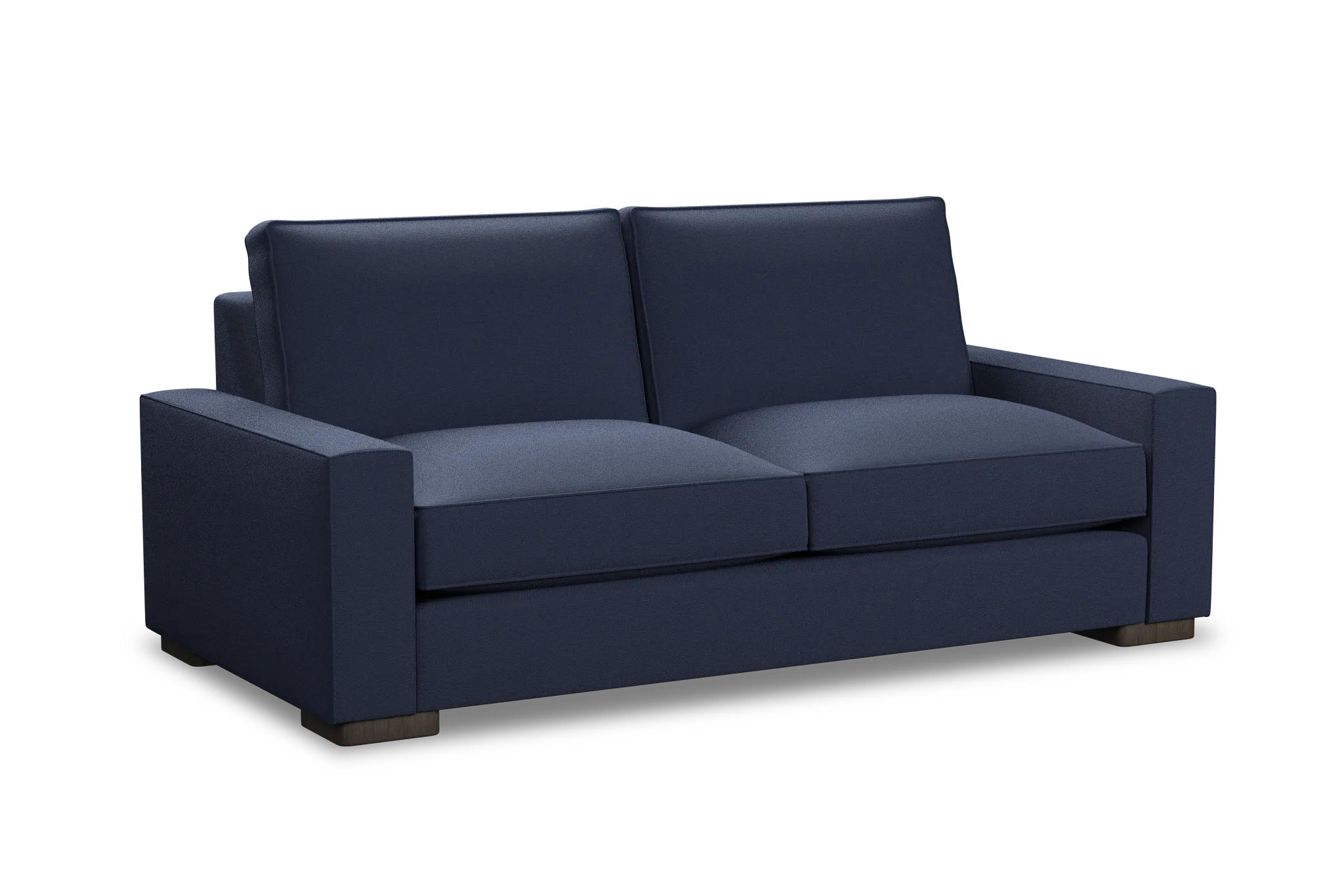 Edgewater Peyton Dark Blue 84" Sofa W/ 2 Cushions