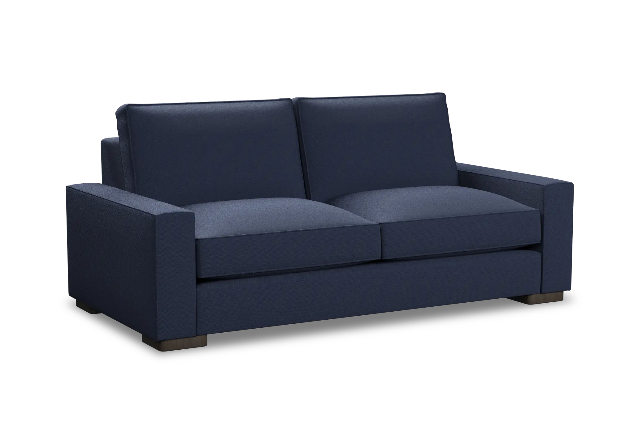 Edgewater Peyton Dark Blue 84" Sofa W/ 2 Cushions Edgewater Peyton Dark Blue 84" Sofa W/ 2 Cushions