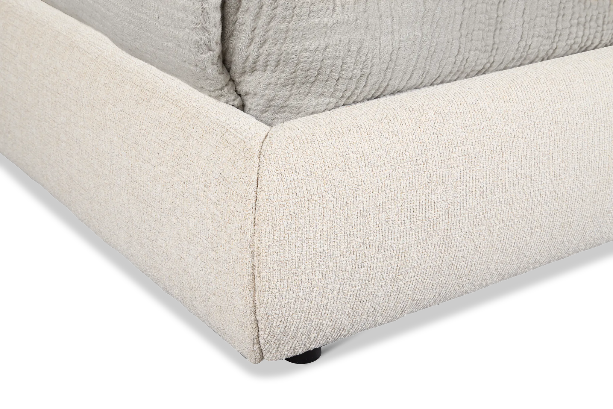 Nomad Light Beige Uph Spread Bed