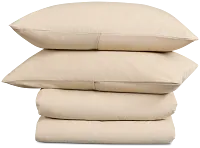 Rest & Renew Linen Blend Dark Beige Duvet Set