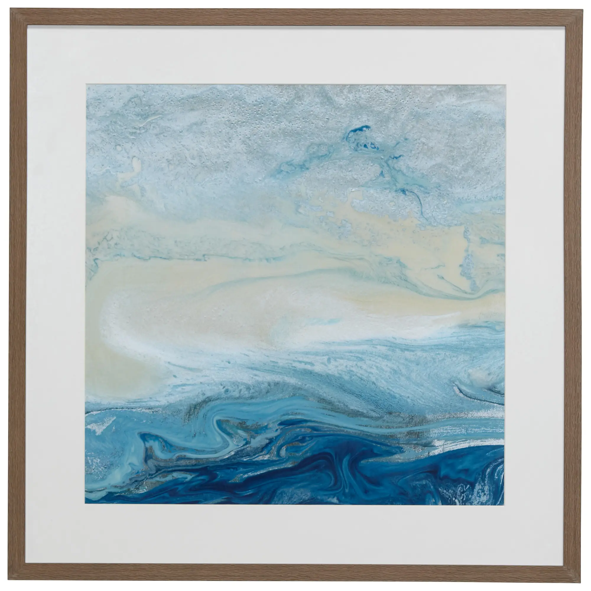 Shores Blue Framed Wall Art Shores Blue Framed Wall Art