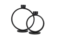 Canon Black Small Candle Holder