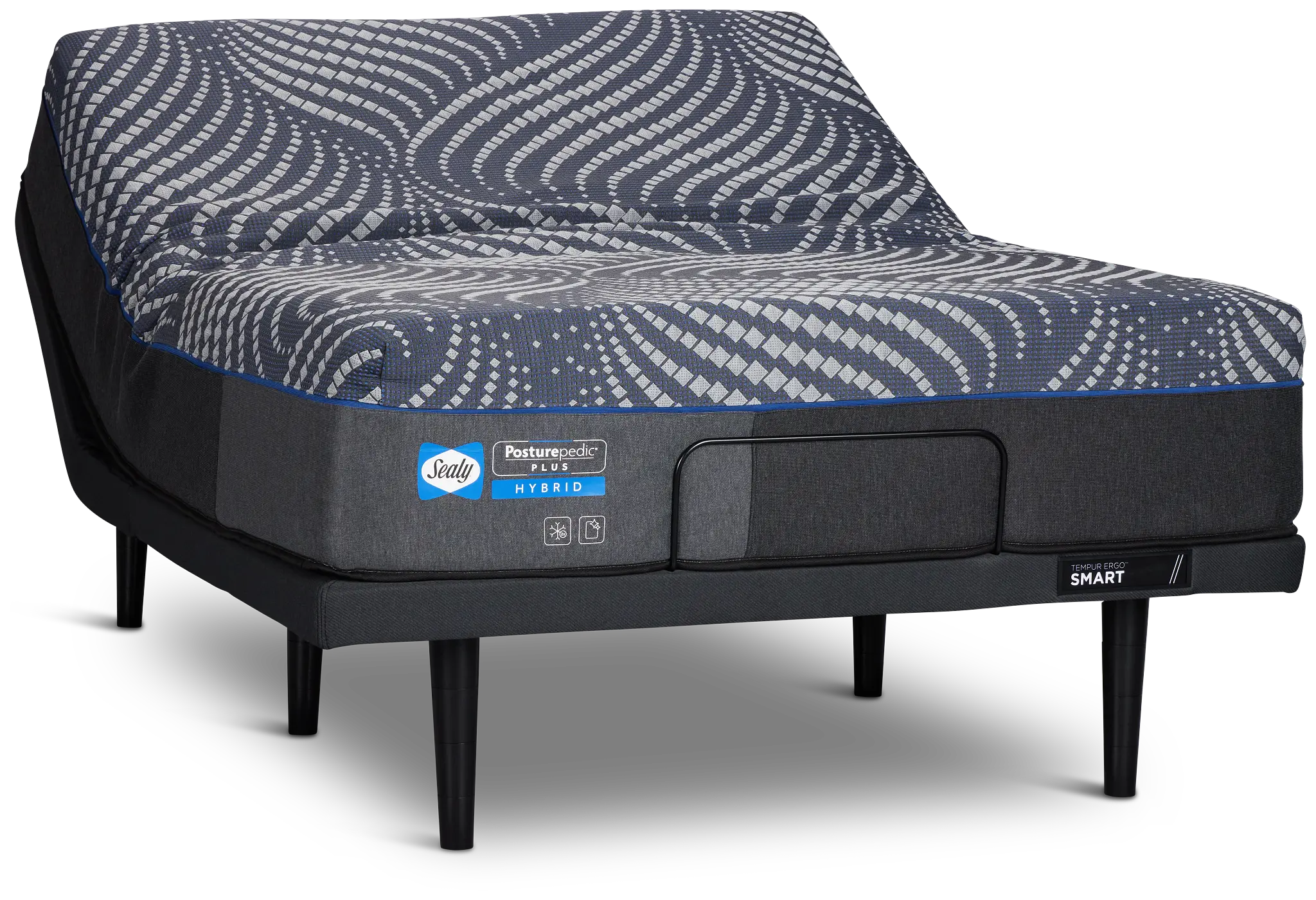 Sealy Posturepedic Plus Hybrid Brenham Soft Ergo Smart Adjustable Mattress Set Sealy Posturepedic Plus Hybrid Brenham Soft Ergo Smart Adjustable Mattress Set